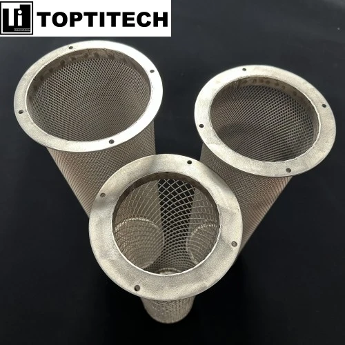 Dia150mm Titanium Expanded Mesh Screen Filter