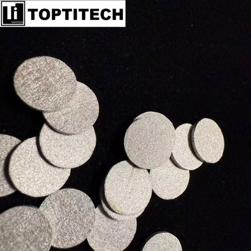 Titanium Fiber Paper φ10*1mm High Temperature Resistant Substrate factory